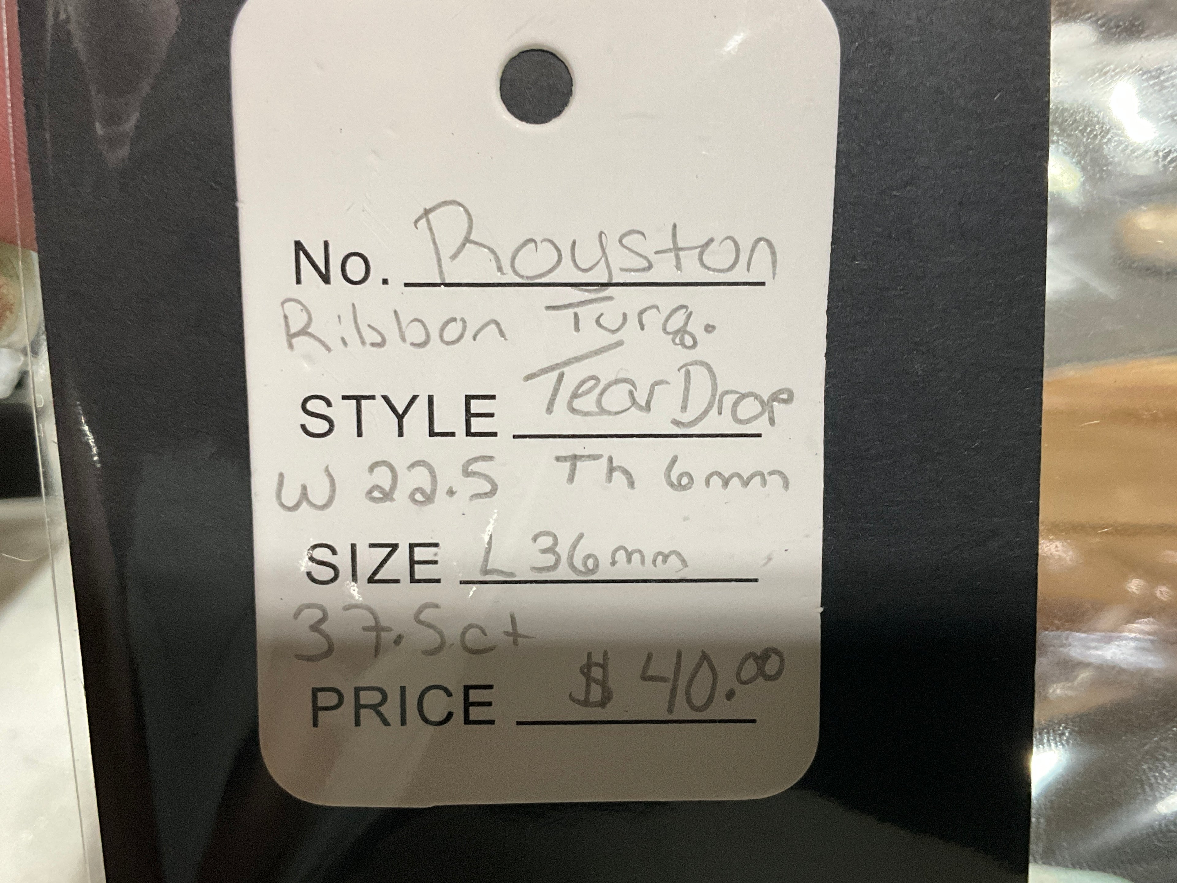 Royston Ribbon Turquoise