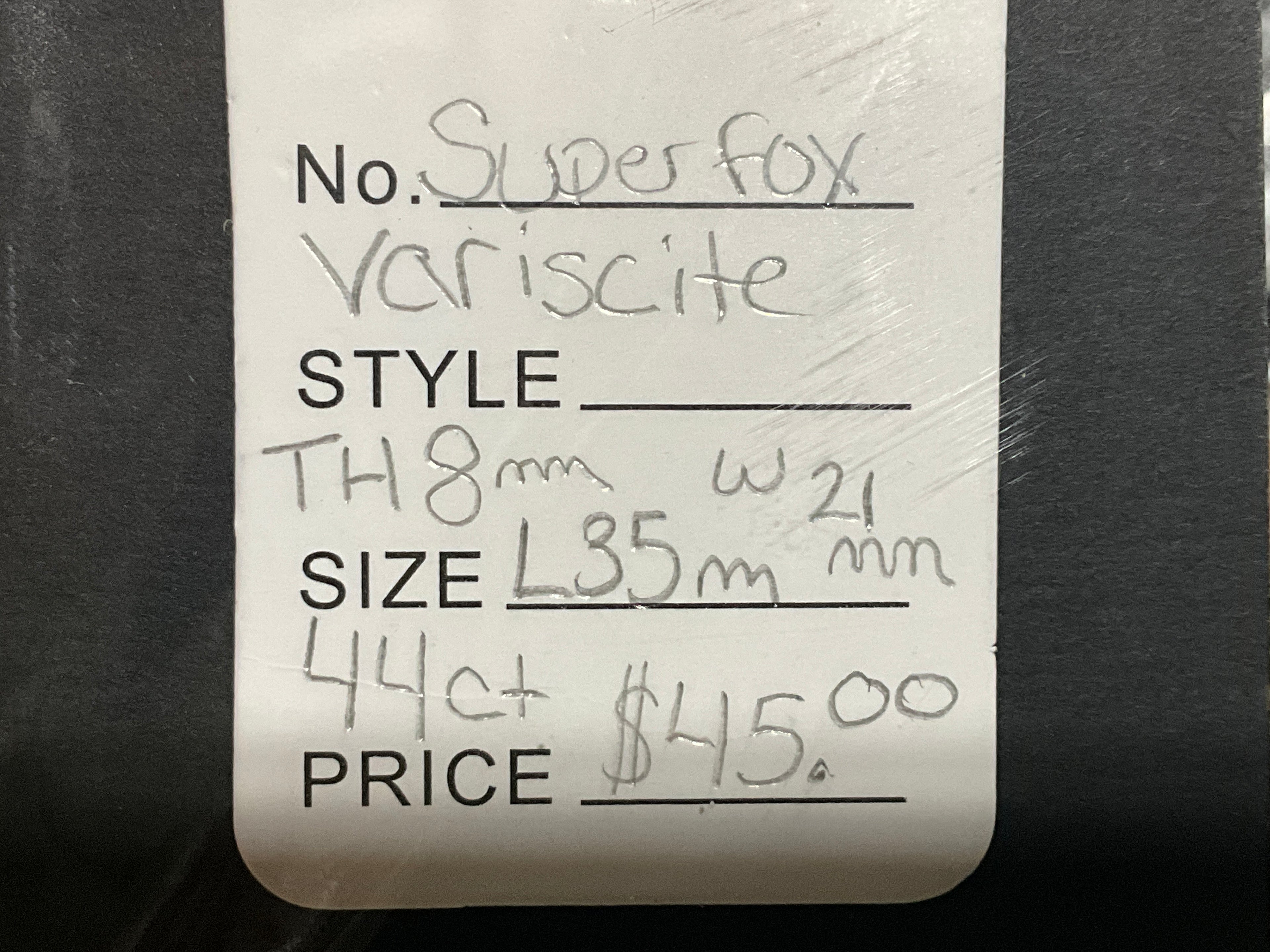 Super Fox Variscite