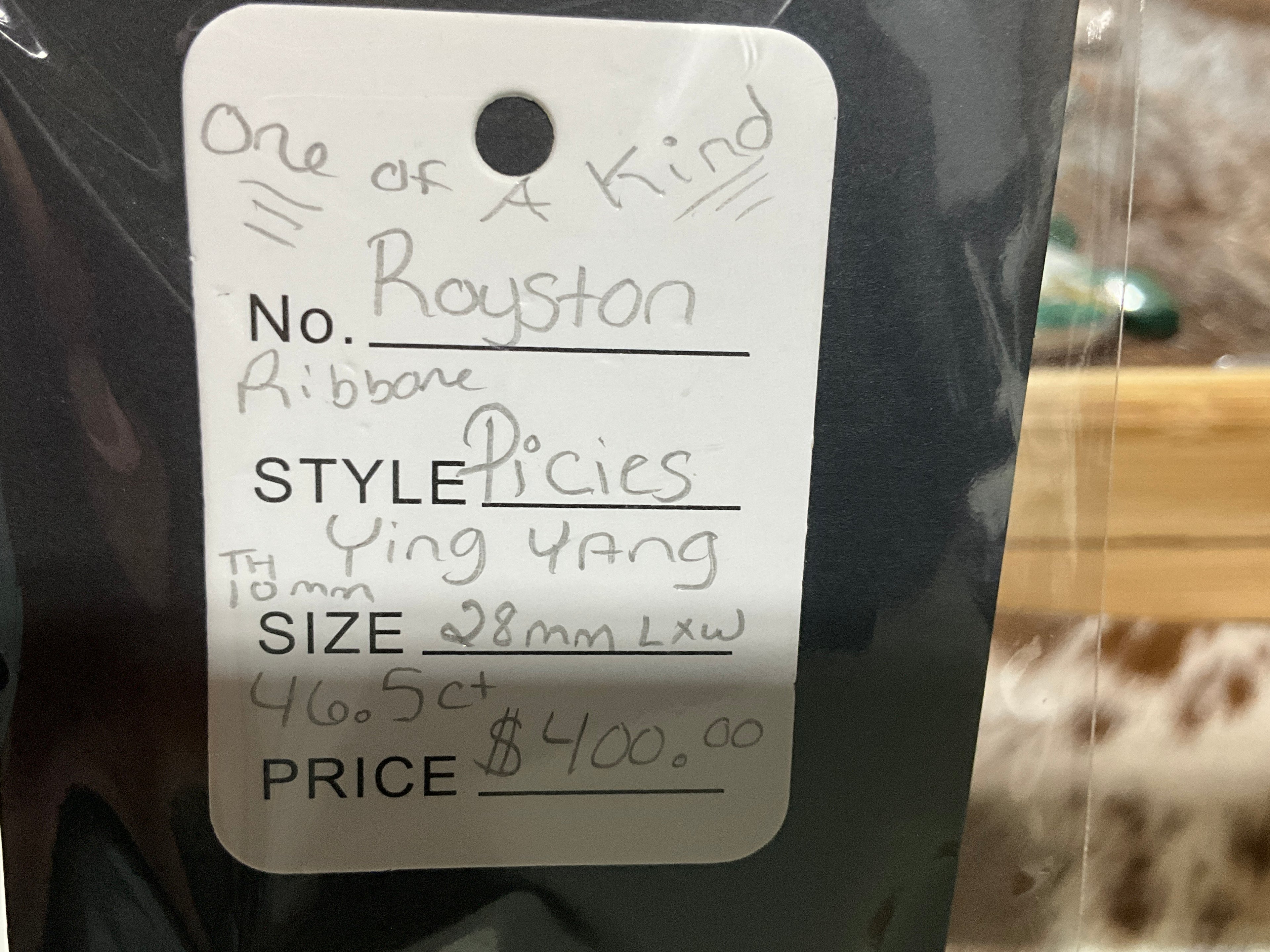 A unique Royston Ribbon Turquoise